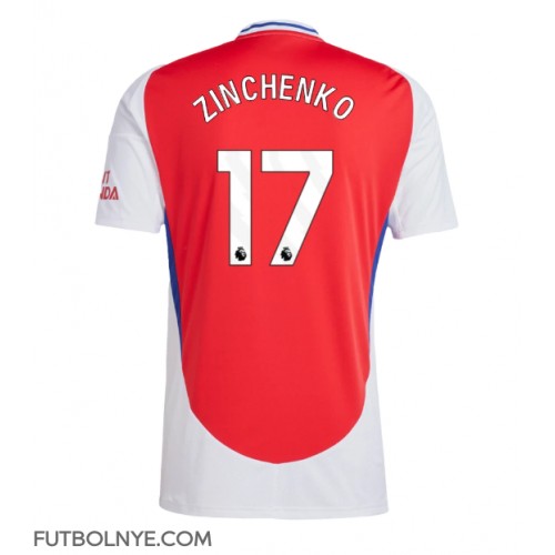 Camiseta Arsenal Oleksandr Zinchenko #17 Primera Equipación 2024-25 manga corta